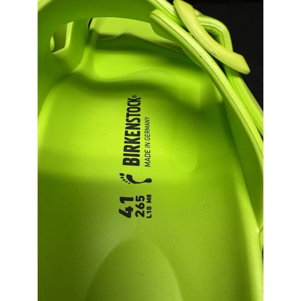 Birkenstock Arizona EVA Active Lime Women Size 10/Men 8 EU 41 Nearly New - Picture 6 of 10